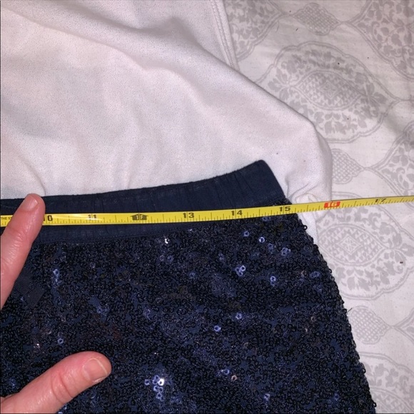 XS-M Victoria’s Secret Sequins Navy Shorts - Picture 4 of 8